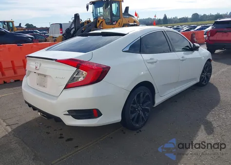 2019 Honda Civic Sport из США, поврежденный, VIN 19XFC2F88KE205635